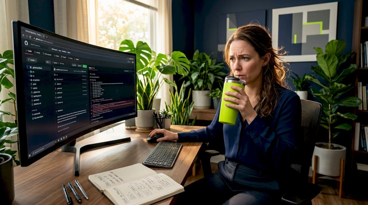 Security analyst reviewing AI pipeline risks