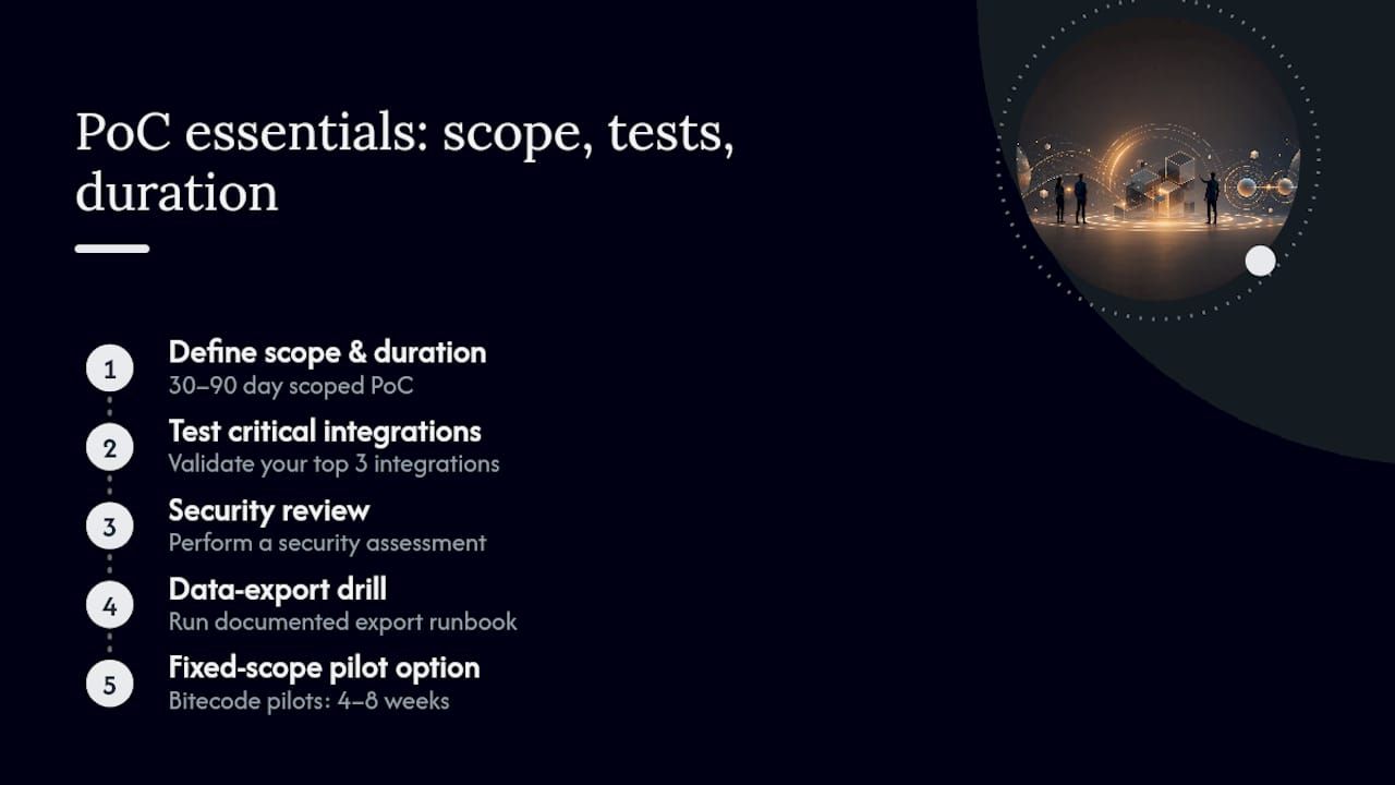 What trial and proof-of-concept options are available? — overview diagram