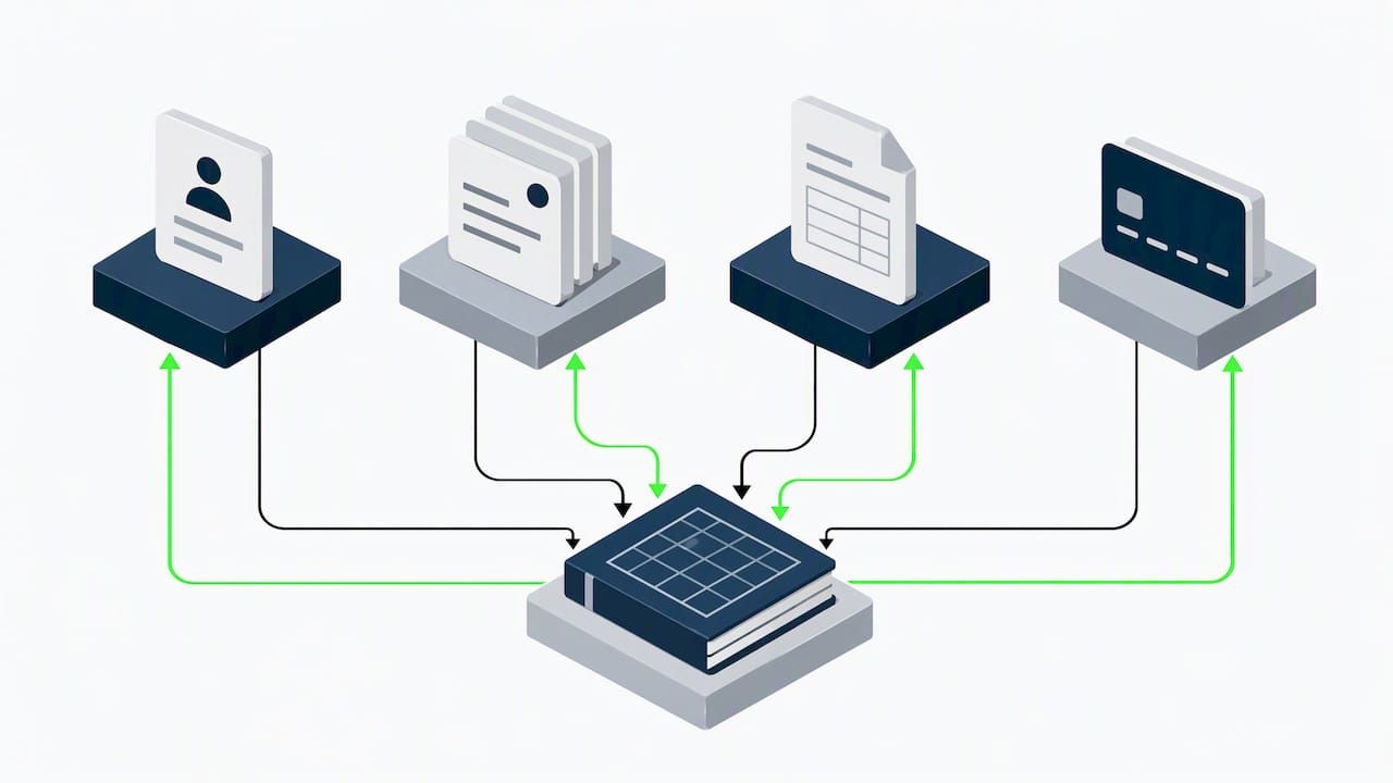 Billing records mapped to accounting reconciliation