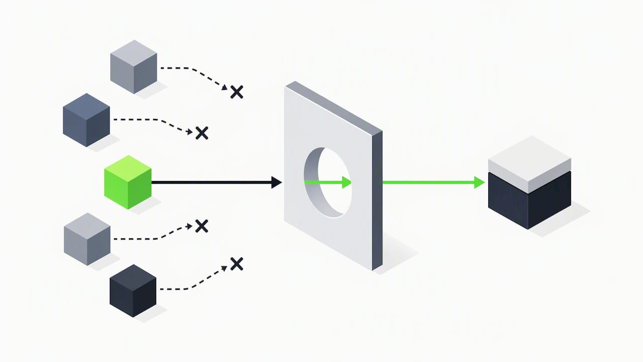 Core workflow separated from optional MVP features