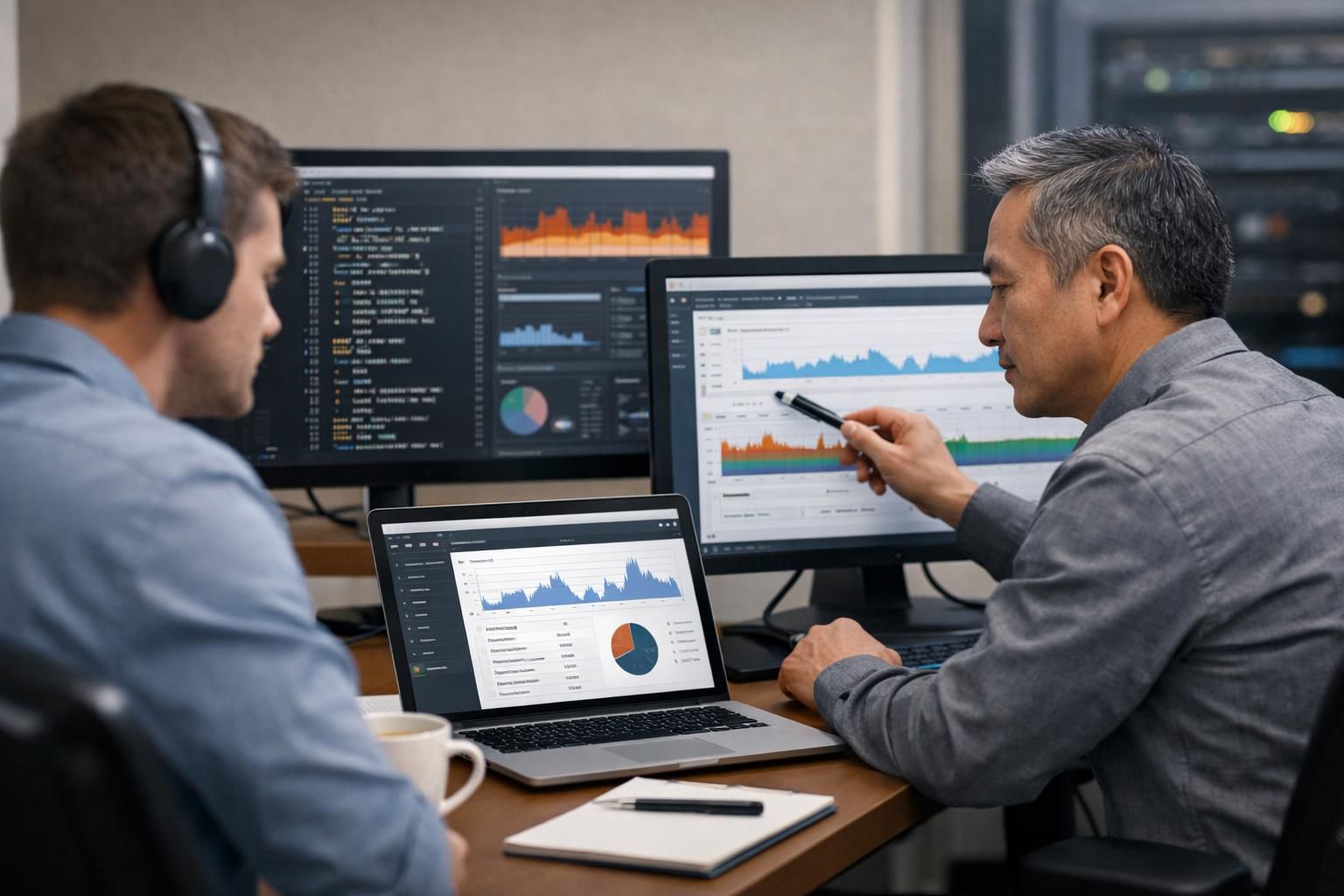 Team planning an LLM-ready application with document processing and workflow automation.