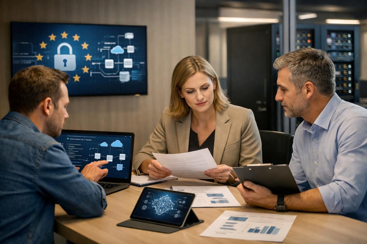 Team reviewing the baseline capabilities that usually slow down web application delivery.